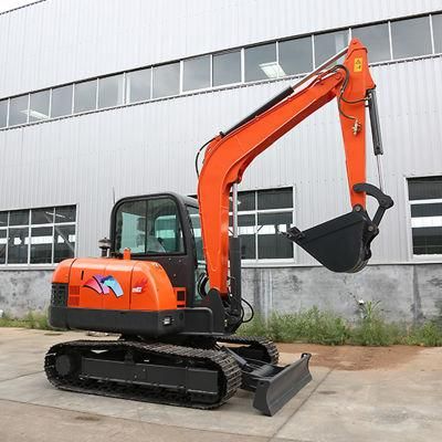 Fw65e Household Trencher Agricultural Small Digging Machine EPA Mini Excavators with Yanmar Engine and CE Certification