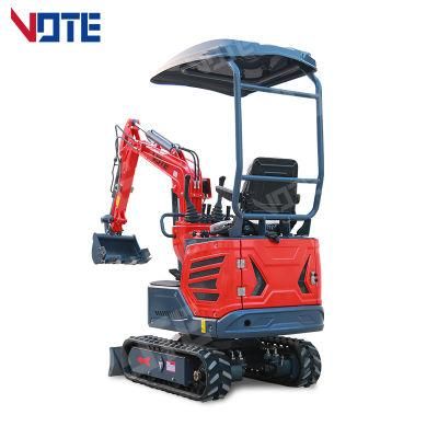 Newly Designed Digging Machine Hot Sale Multi-Function 1 Ton Mini Hydraulic Crawler Excavator