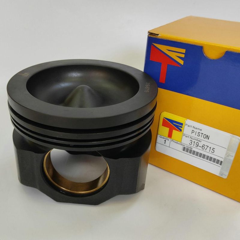 High-Performance Diesel Engine Engineering Machinery Parts Piston 319-6715 for Wheel Loaders Parts E390d C18 C27 C32 Generator Set Diameter 145mm