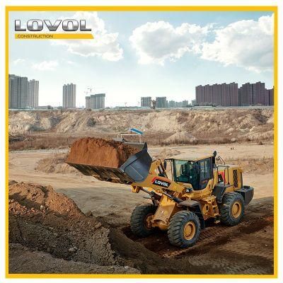 Lovol 6.5 Ton Wheel Loaders FL968h with Cummins Qsl9.3