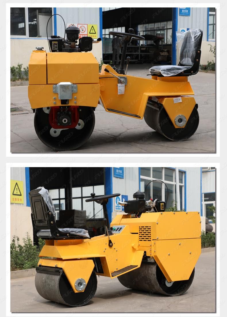 Hydrostatic Drive Double Drums Road Roller