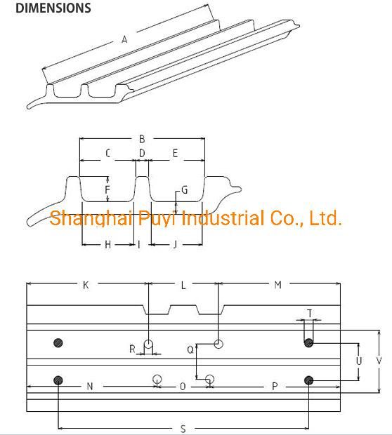 Clip-on Py450HD Rubber Pads for Excavator Machinery