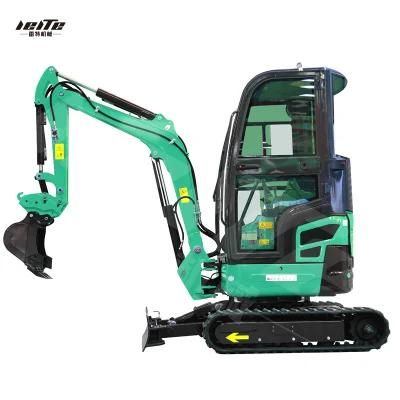 Hydraulic Crawler Excavator Mini Digger 1.2 Ton 1.8 Ton 2 Ton Excavators with Attachment