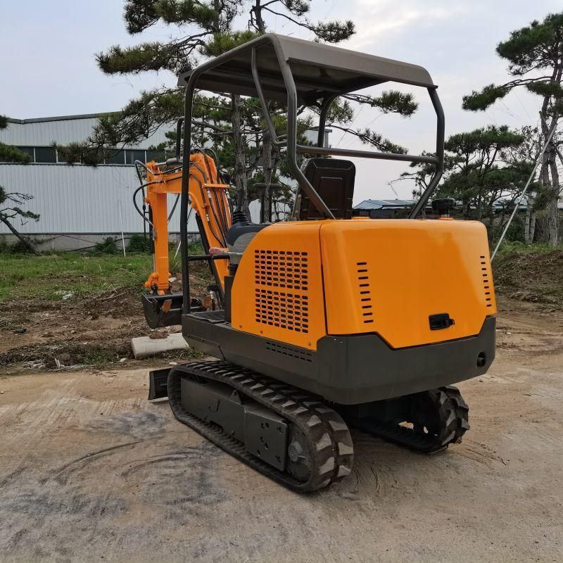 Full Hydraulic Micro Digger Machine Lx08-9 Xn08 Excavator for Garden