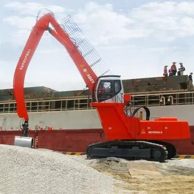 52ton Crawler Grabbing Crane China Material Handler Excavator with Clamshell Bucket for Loose Material