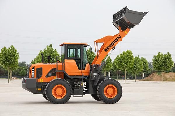 3 Ton Front Wheel Loader Chinese Brand Ensign Yx635 with Weichai