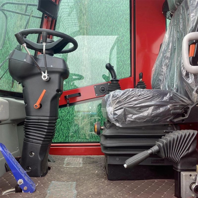 China Factory Wholesale 0.6/0.8/1/1.2/1.5/2 Ton Telescopic Loader Raised Arm Wheel Loader Small Wheel Forklift Site/Farm/Garden CE Certification Euro 5 Engine