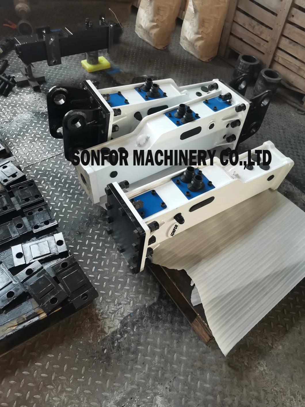 Sale Different Models Types Hydraulic Breaker Hydraulic Hammer Breaking Stones