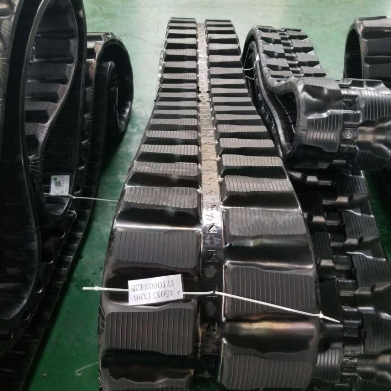 All Terrain Robot Agricultural Machineries of Rubber Track Chassis Undercarriage Tracked Chassis