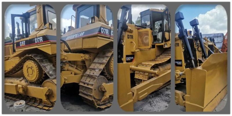 Used Crawler Tractor Caterpillar D7R Bulldozer Construction Machinery