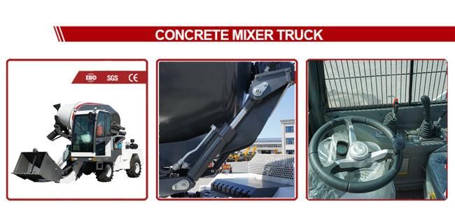 4m3 Self Loading Concrete Mixing Truck