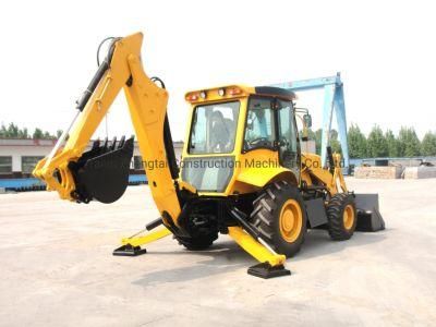 2.5 Ton Mini Backhoe Wheel Loader Excavator for Garden