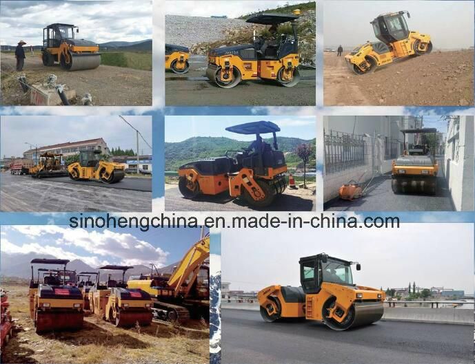 2017 New Mechanical Double Vibratory Road Roller Compactor 1 Ton