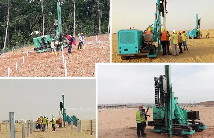 Hfpv-2 Pile Driver for Construction Solar Plant