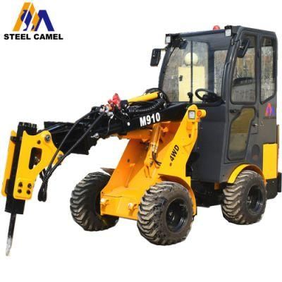 Rock Breaker Front End Wheel Loader with Hydraulic Hammer