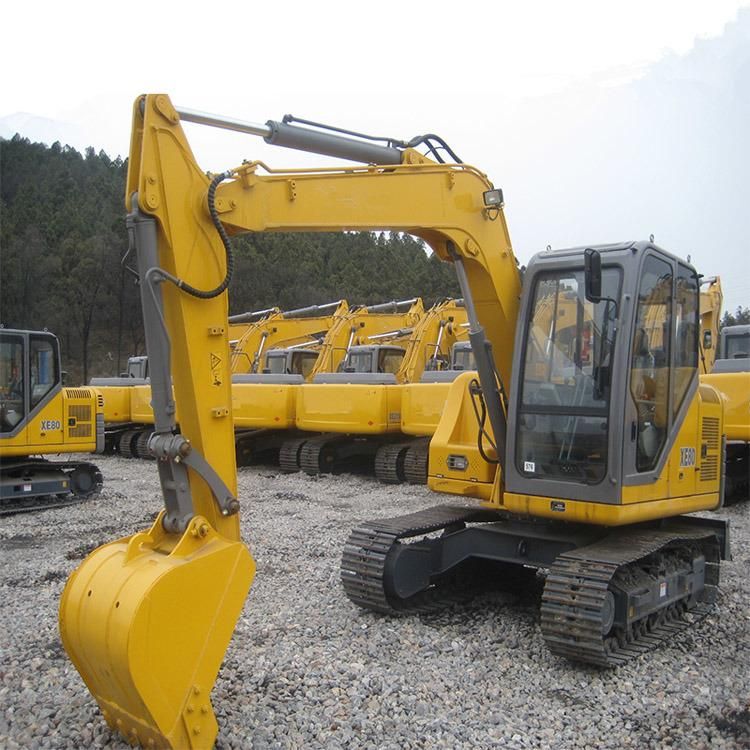 8 Ton Xe80d New Hydraulic Mini Crawler Excavator Prices