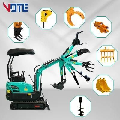 CE EPA China Small Hydraulic Excavators Mini Excavator 1ton 2 Ton 3ton 6ton Cheap Price for Mini Excavator Hot