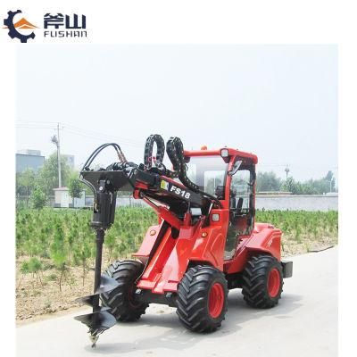 800-1200kg Payload Mini Articulated Wheel Loader Small Telescopic Loader