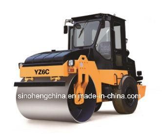 Discount Price 6 Ton Single Drum Vibratory (Oscillatory) Roller Compactor Yz6c