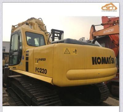 Japan Original Used Komatsu Excavator Komatsu PC220-6 E-Gas Excavator for Sale