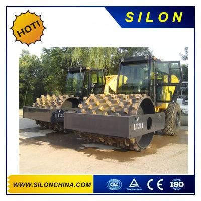 Single Drum Mechanical Drive 14 Ton Footpad Vibration Road Roller Vibration Compactor (LT214) with 6bt5.9 Engine