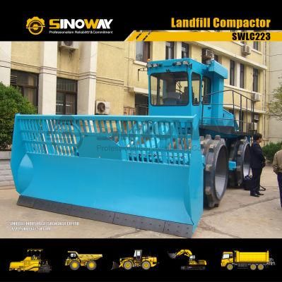 Factory Price 23ton Waste Rammer Compactor 197kw Refuse Compactor