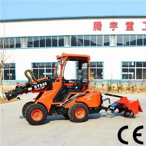 Garden Tractor with Front Loader Dy840 China Front Lawn Mower Tractor Loader
