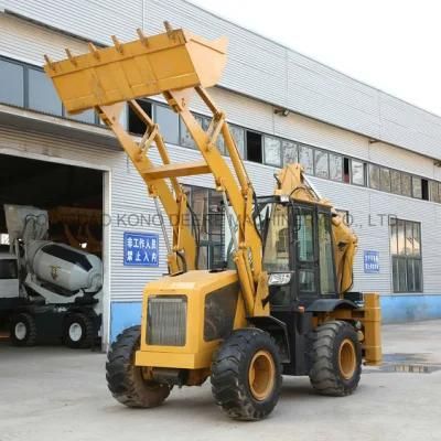 Mini Backhoe Loader with Excavator Bucket