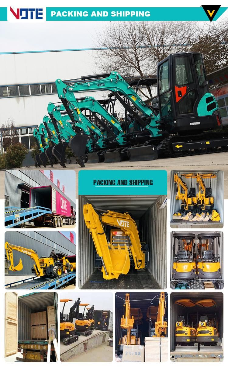 China Hot Sell 1 Ton 2ton Mini Excavator for Sale Factory Direct Delivery of Small Excavators at The Lowest Price on Time