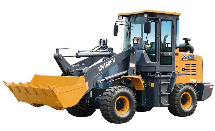 XCMG Mini Wheel Loader 1 Ton China Front End Loader Lw160fv for Sale