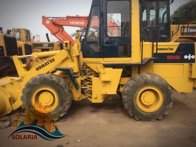 Used Komatsu Wa100 Wheel Loader Komatsu Mini Loader