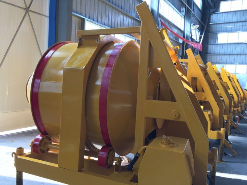Diesel Engine Concrete Mixer with Hydraulic Hoist Hopper