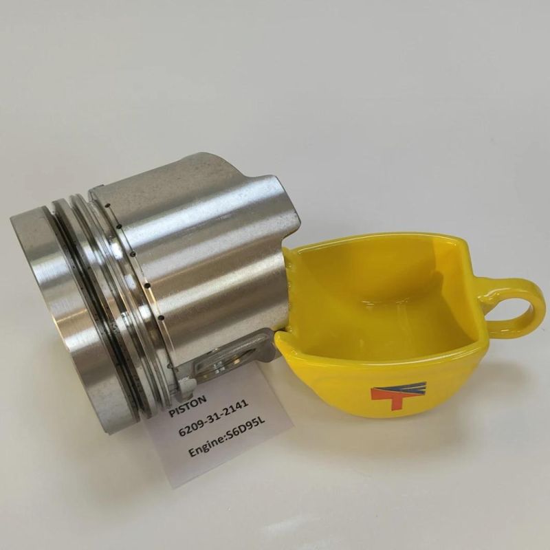 Diesel Engine Machinery Parts Piston 6209-31-2141 for Excavator Parts S6d95L S4d94 Generator Set