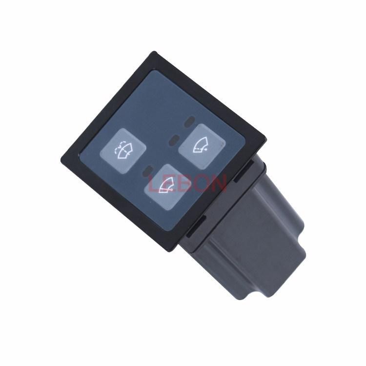 Factory Wholesale Excavator Air Conditioning Control Panel Dx Wiper Water Spray Switch Excavator Accessories