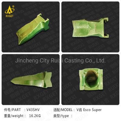 V43shv Super V Bucket Teeth and Adapter, Excavator Spare Parts