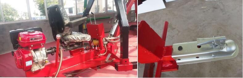 Gas-Powered Premium Hydraulics ATV Backhoe with 9HP Gasoline Engine