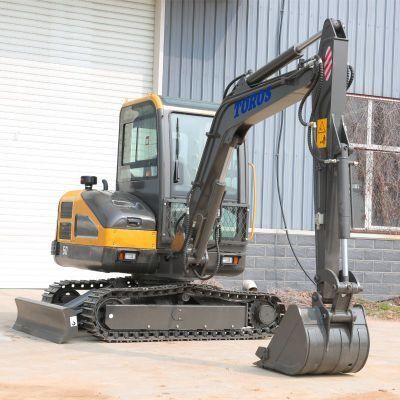 CE ISO Certified Micro Shovel Escavadores Mini Digger Excavator 5ton Cheap Price