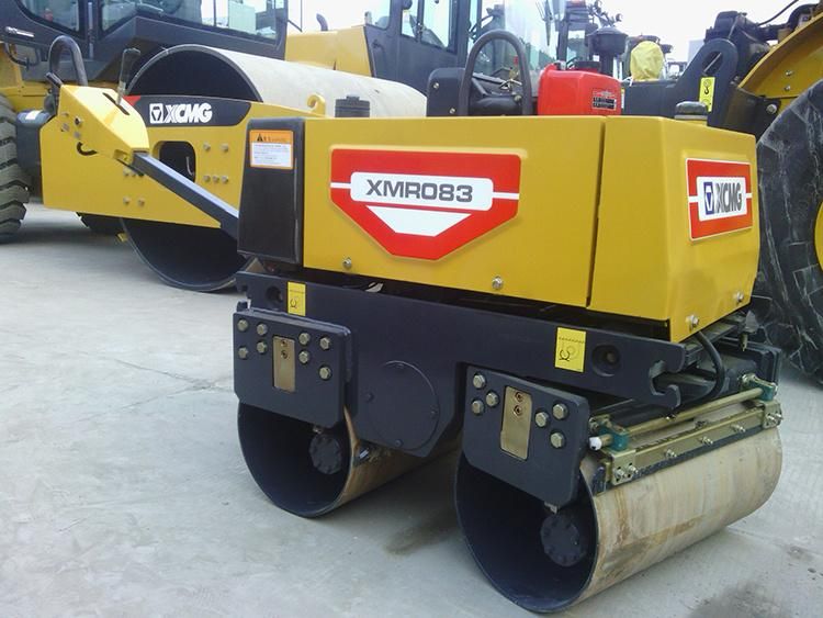 XCMG Xmr083 700kg Hand Mini Light Vibratory Double Drums Road Roller Compactor Price