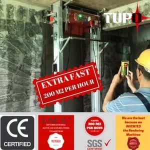 Tupo Brand Automatic Wall Cement Spray Plaster Machine in Construction