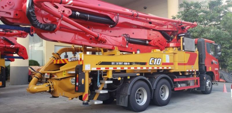 SA-Ny Brand Sym5290thbes 430c-10 Concrete Pumps 43m Trailer Mounted Concrete Pump