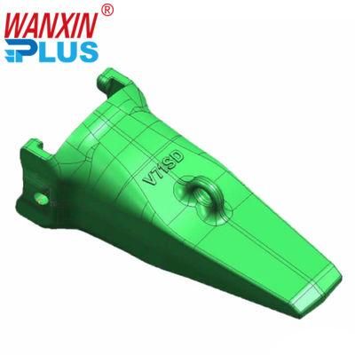 Construction Machinery Fork Loader Spare Part Casting Steel Bucket Tooth V71SD/Sdx