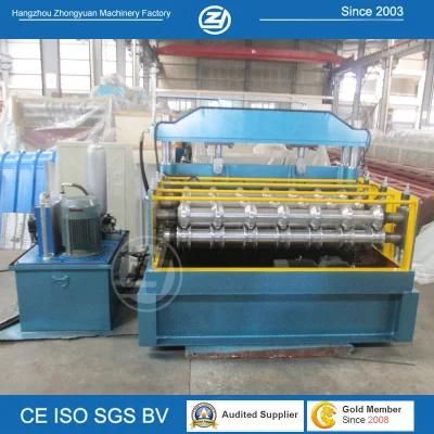 Construction Cold Roll Metal Trapezoidal Profile Trimdek Forming Machine with ISO9001/Ce/SGS/Soncap