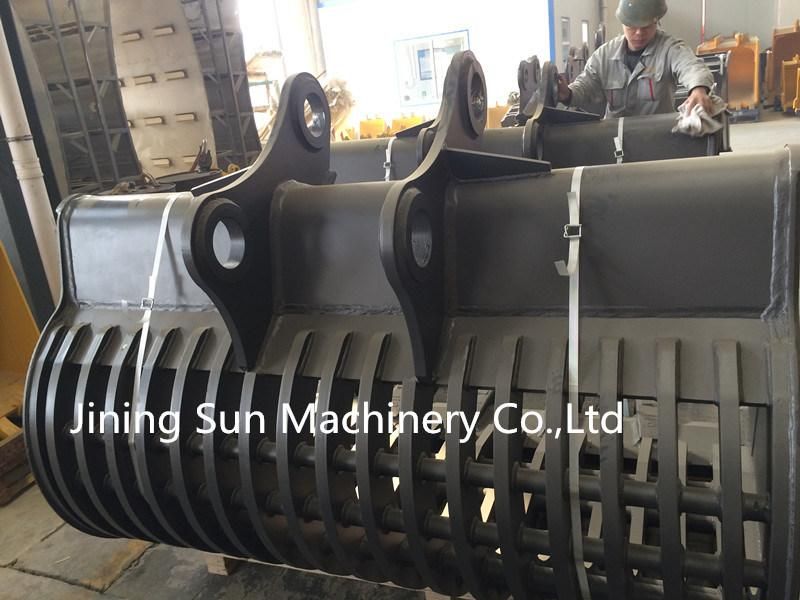 Excavator Attachment Skeleton Bucket for Volvo Excavator with Teeth