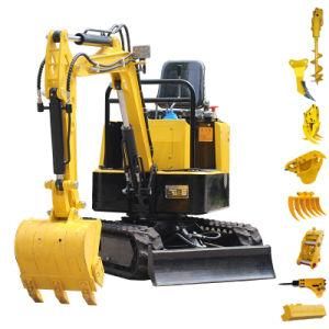 Cheap Price Chinese Mini Excavator Small Digger Crawler Excavator 1ton 2 Ton New Bagger for Sale