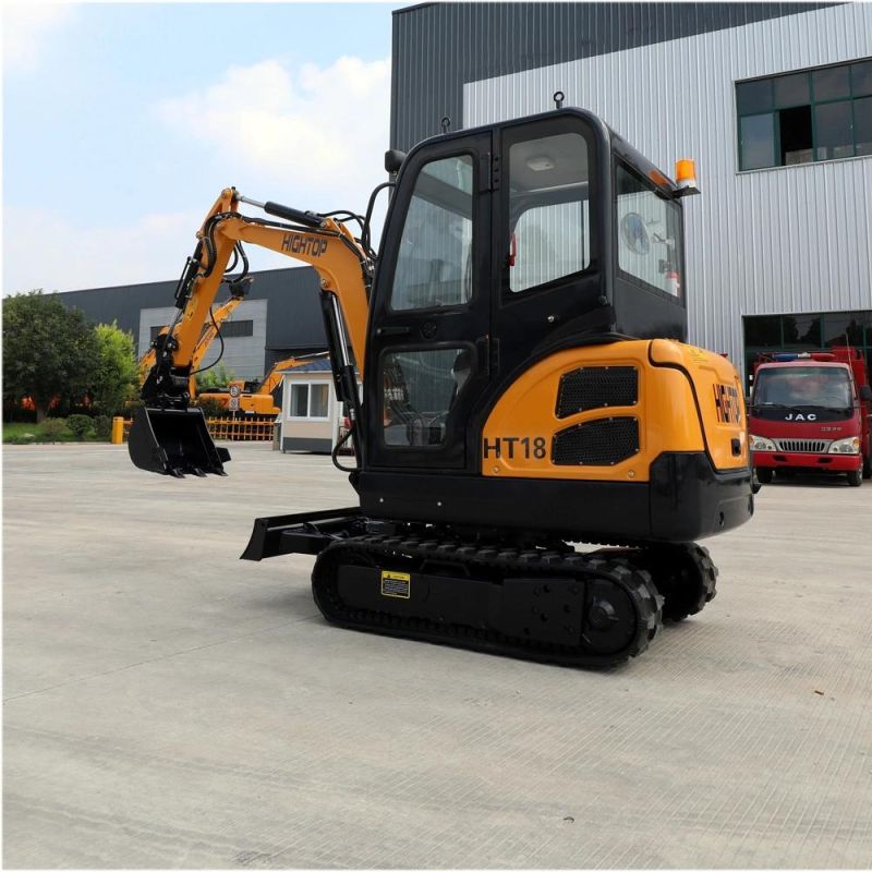 EPA Approved 1.8 Ton Mini Excavator with Closed Cabin