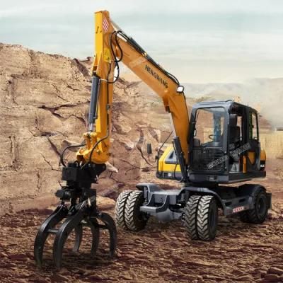 Factory Supply Cheap Price Max. Digging Height 6681mm Wheel Excavator for All Kinds Project