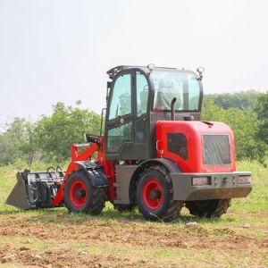 titan zl08 compact mini wheel loader with snow balde