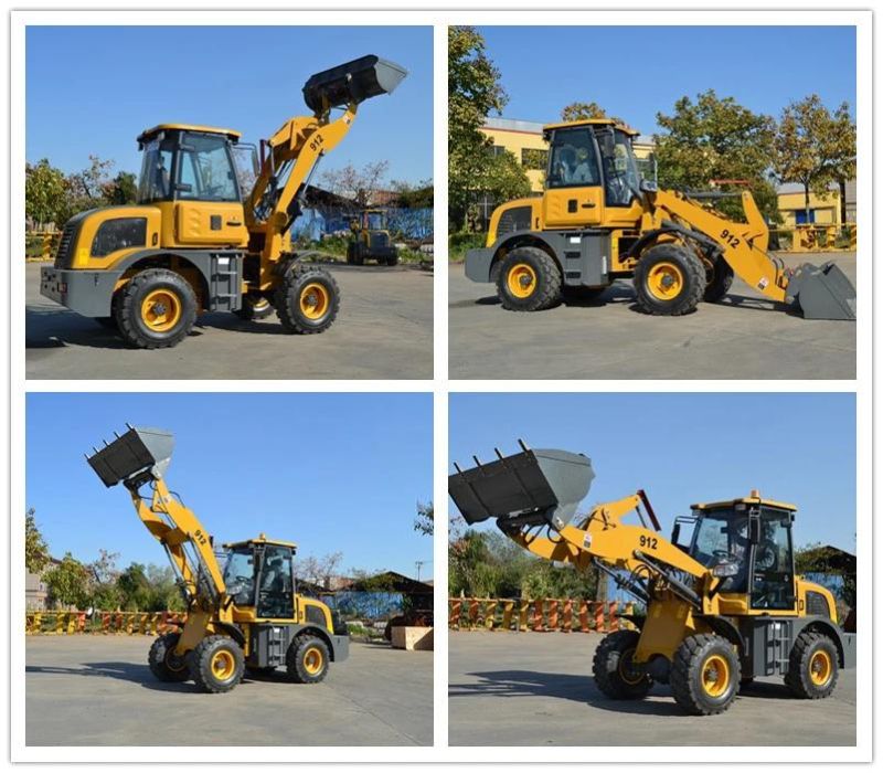 Haiqin Brand Articulated (HQ912) with CE Wheel Loaders