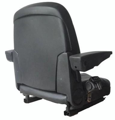 Excavator Cab Seat with Black Steel Tube PVC PE Formed