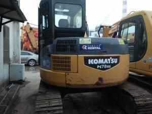 Used Komatsu PC78 PC50 PC55 PC60 Excavators 8 Ton Used Komatsu Excavator PC78us -6 Original Japan Excavator 0.5m &Sup 3;